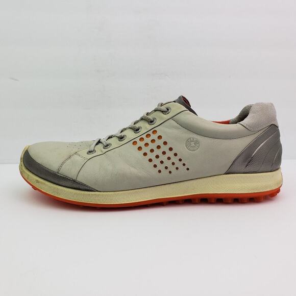 Ecco HydroMax Natural Motion Biom Mens Sz EU 45 US 11-11.5 Yak Leather Golf Shoe main image 14